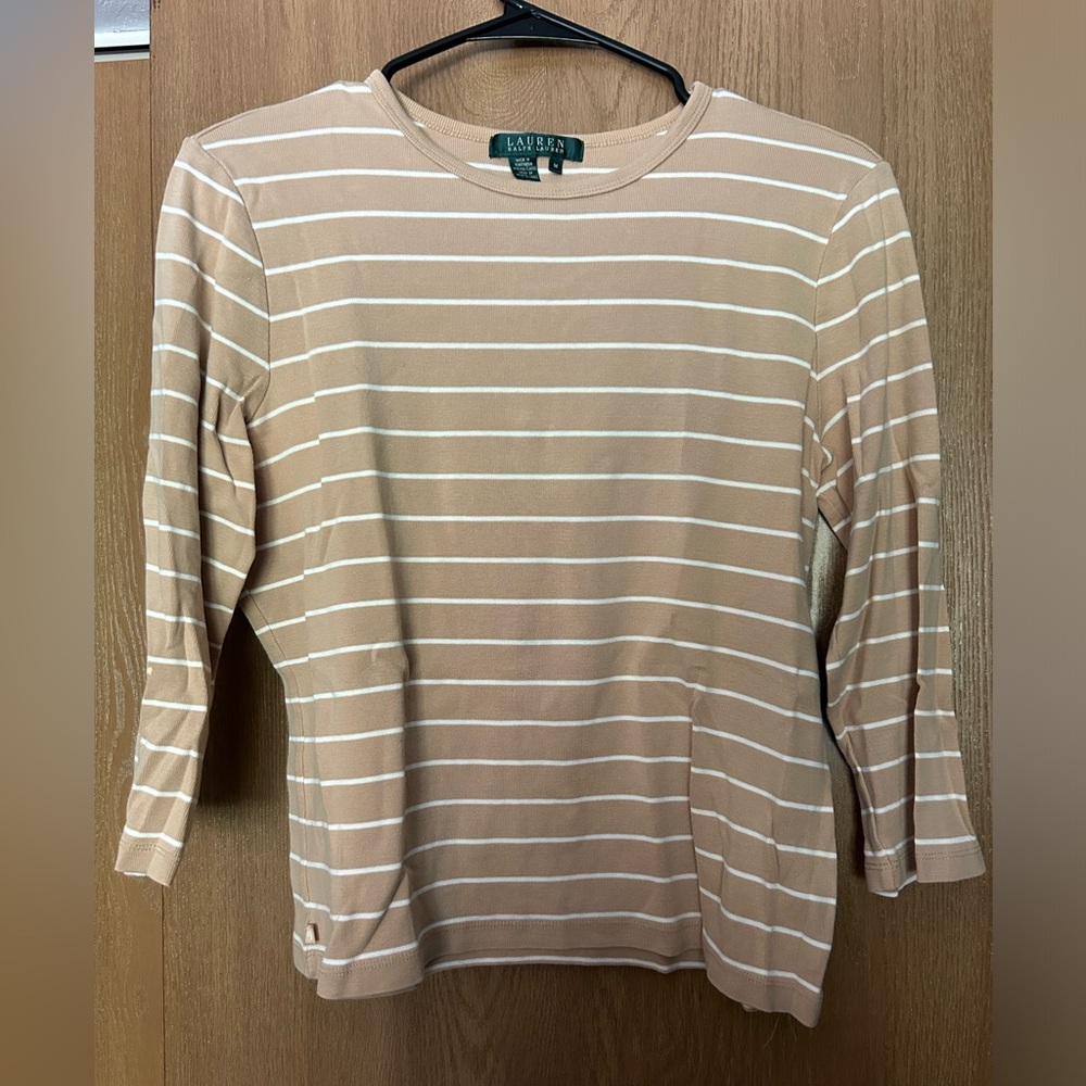 Ralph Lauren stripped knit blouse